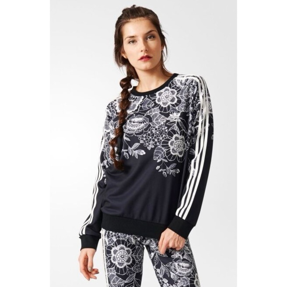 Adidas FLORIDO - Floral Sweatshirt